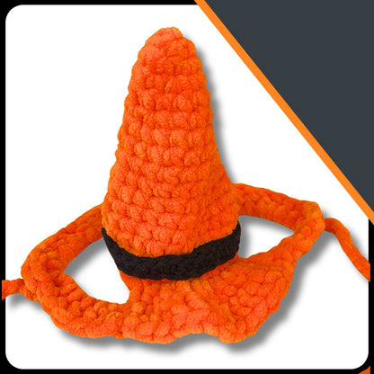 Hand-Crocheted Pet Witch Hat