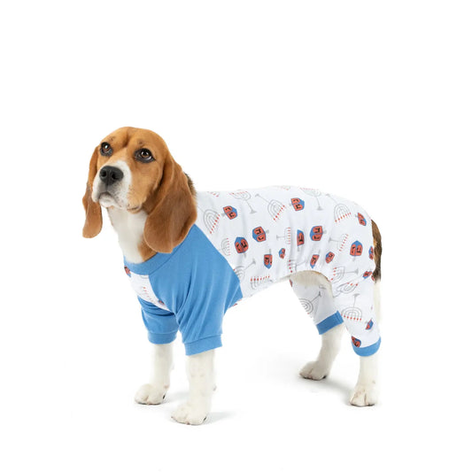 Menorah Hanukkah Pet Pajamas