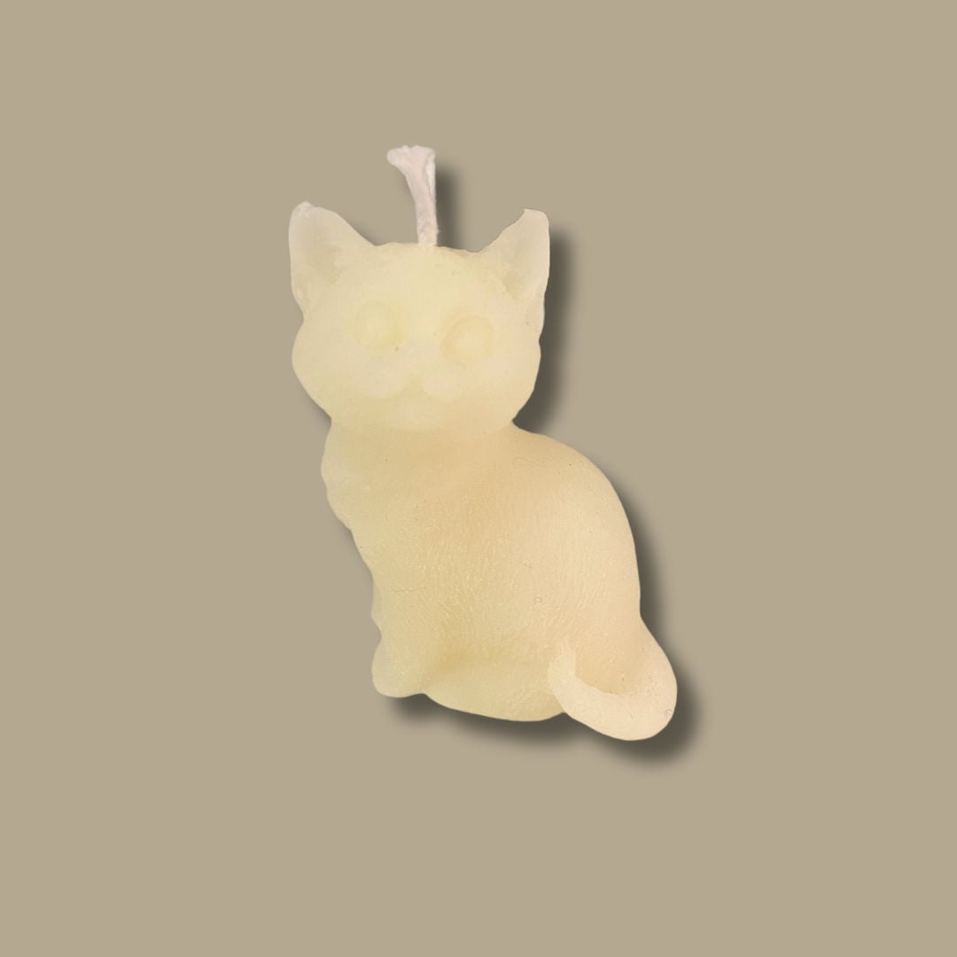 Hand-Poured Little Kitty Cat Candle