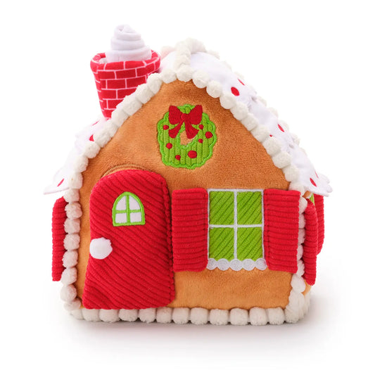 Gingerbread House Snuffle Toy