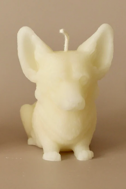 Hand-Poured Corgi Candle