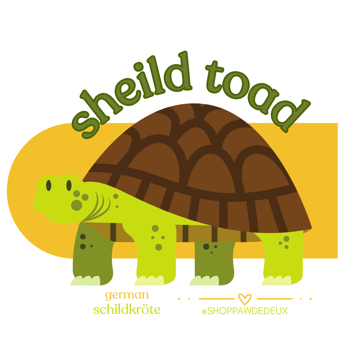 Turtle/Shield Toad Vinyl Sticker