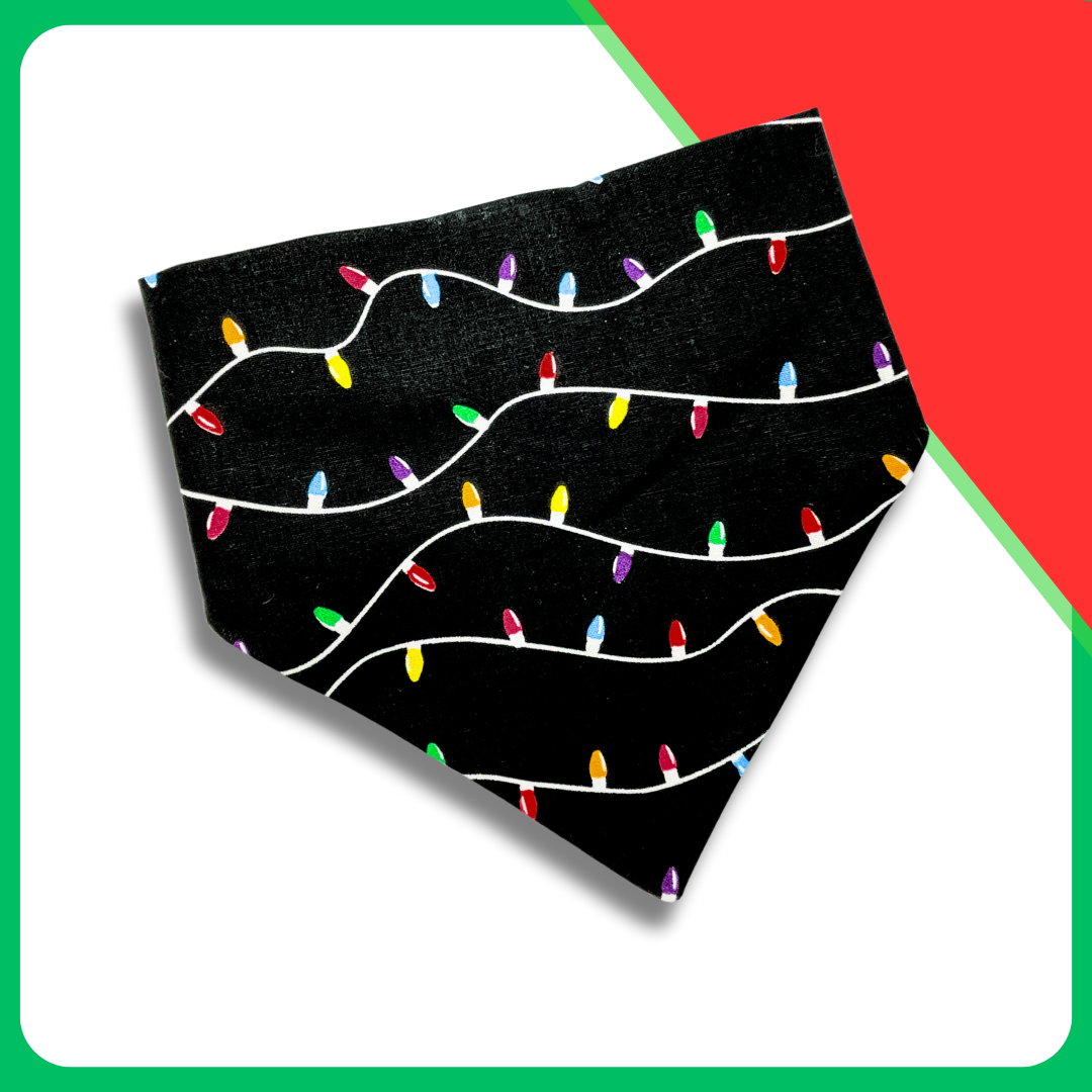 String Of Lights Classic Pet Bandana