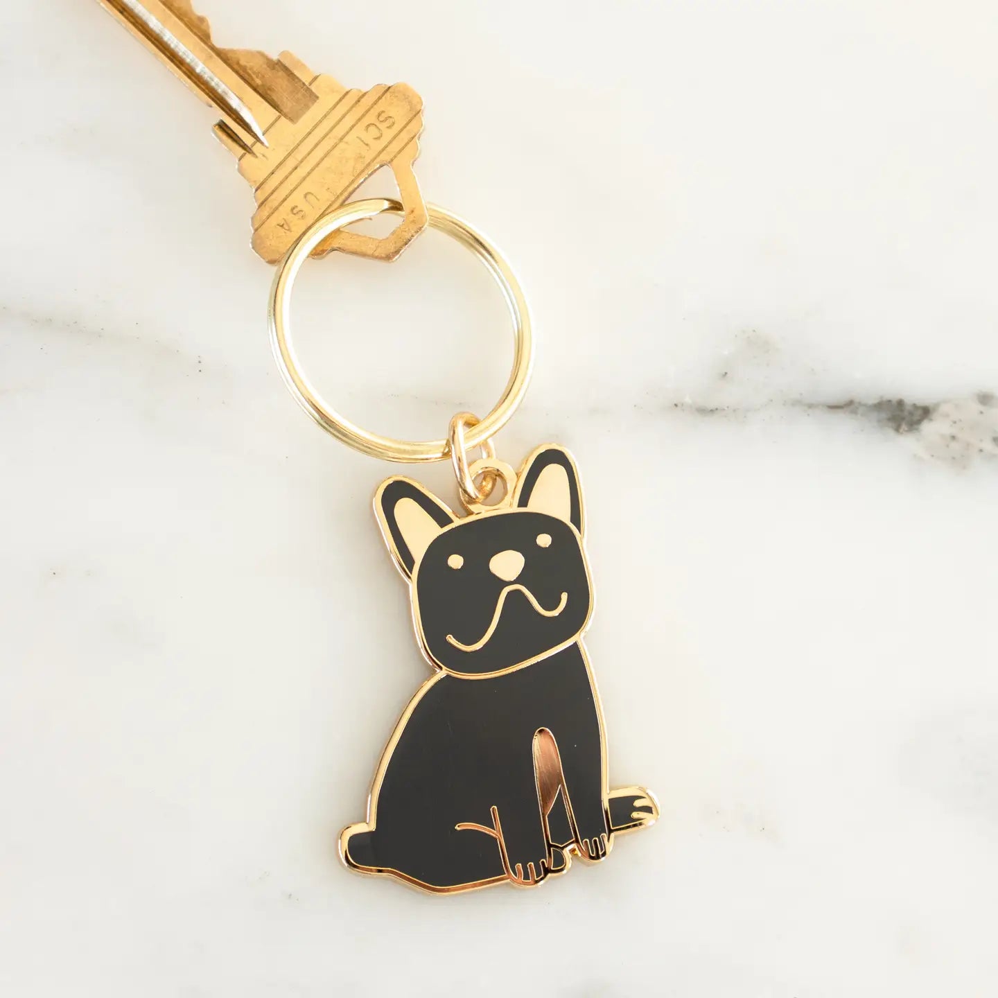 Frenchie Keychain by Everyday Olive