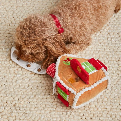 Gingerbread House Snuffle Toy