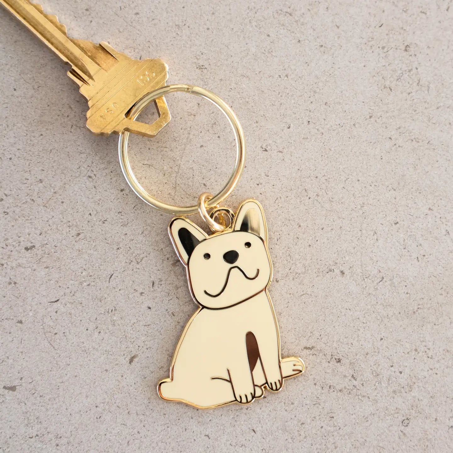 Frenchie Keychain by Everyday Olive