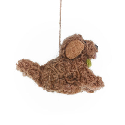 Cockapoo Felted Ornemant