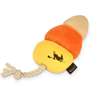 Candy Corn Plush Halloween Toy for Dogs