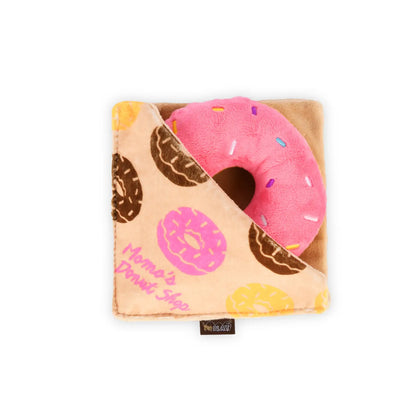 Donut Plush Dog Toy