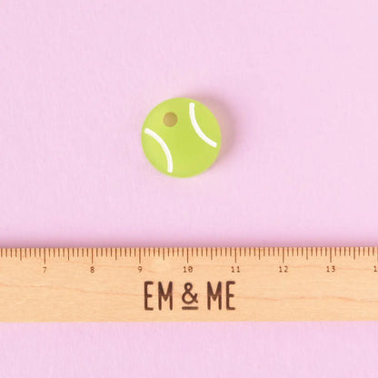 Tennis Ball Acrylic Charm