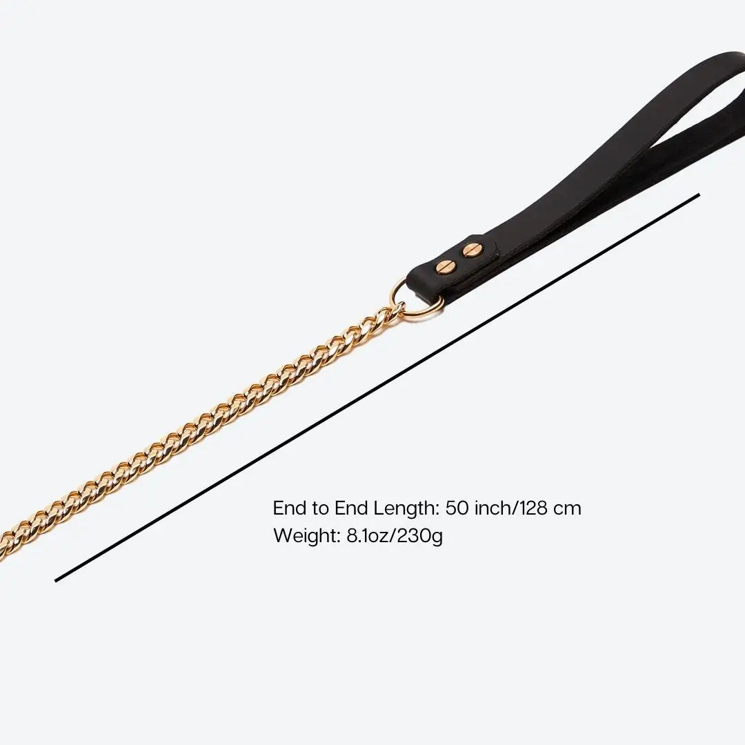 Cuban Link Gold Leash