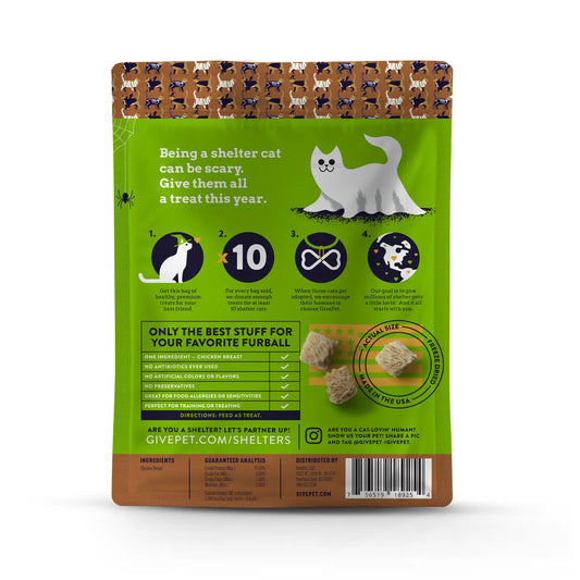 Halloween Purr-ty Freeze Dried Chicken Cat Treats