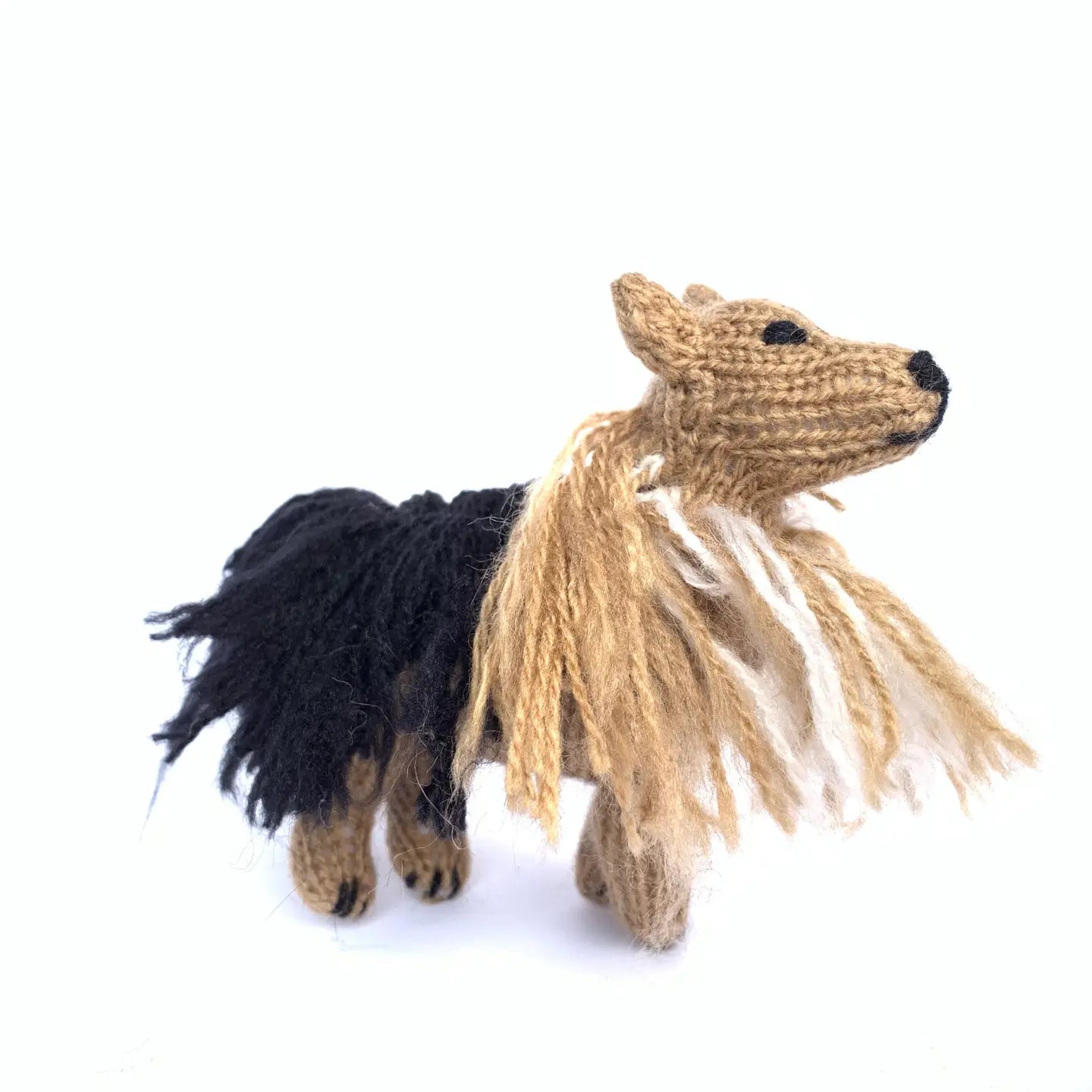 German Shepherd Knit Ornament