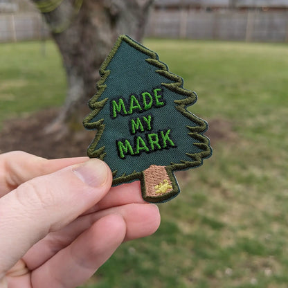 "Made My Mark" Merit Badge  Iron-On Patch for Dogs