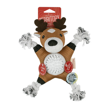 Interactive Deer 2-in-1 Dog Toy