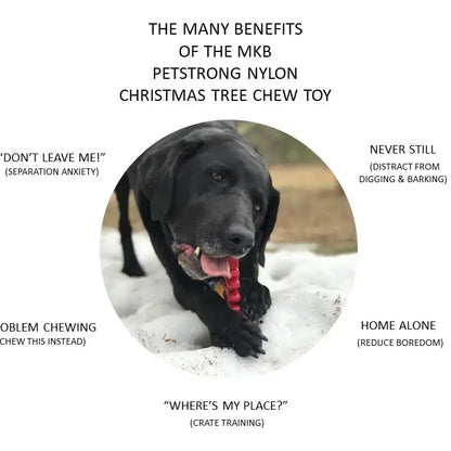 Power Chewer Xmas Tree Dog Toy