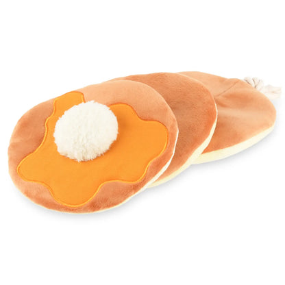 "Fetching Flapjacks" Plush Pancake Dog Toy