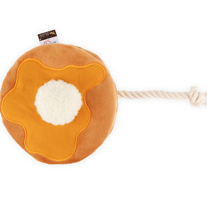 "Fetching Flapjacks" Plush Pancake Dog Toy