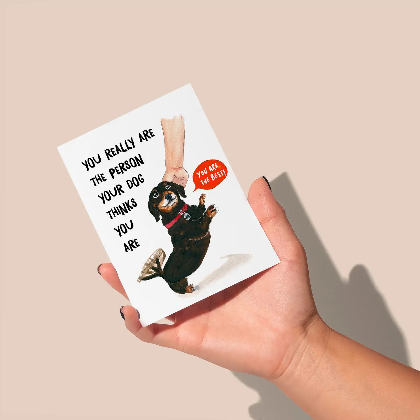 Best Person Dog Card