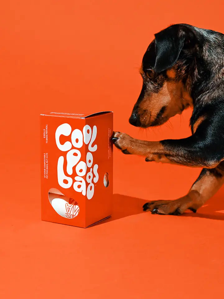 Cool Poo Bags' Iconic THANK YOU Compostable Dog Poop Bags