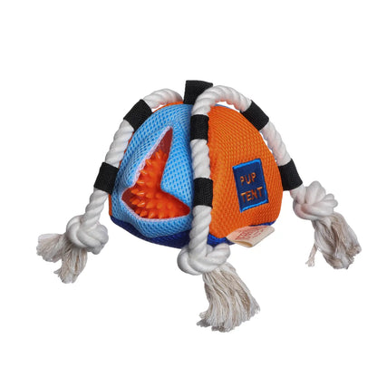 Interactive Pup-up Tent 2-in-1 Dog Toy