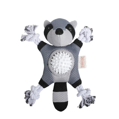 Interactive Raccoon 2-in-1 Dog Toy