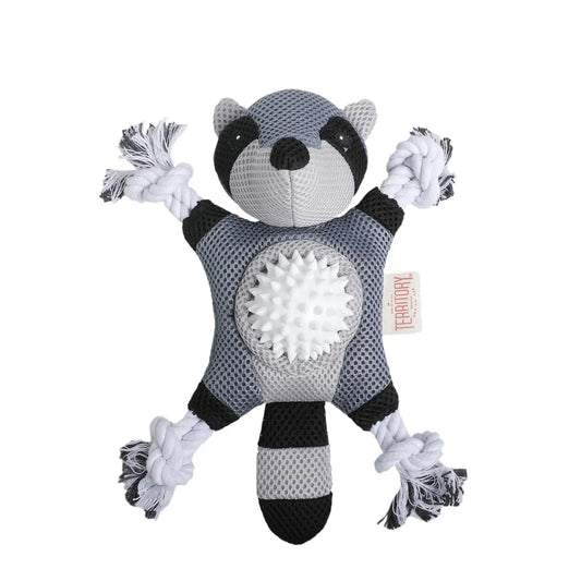 Interactive Raccoon 2-in-1 Dog Toy