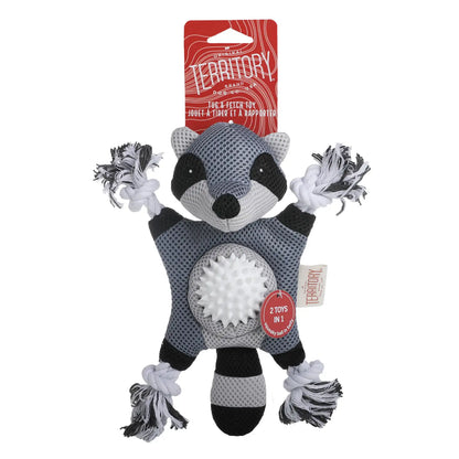 Interactive Raccoon 2-in-1 Dog Toy