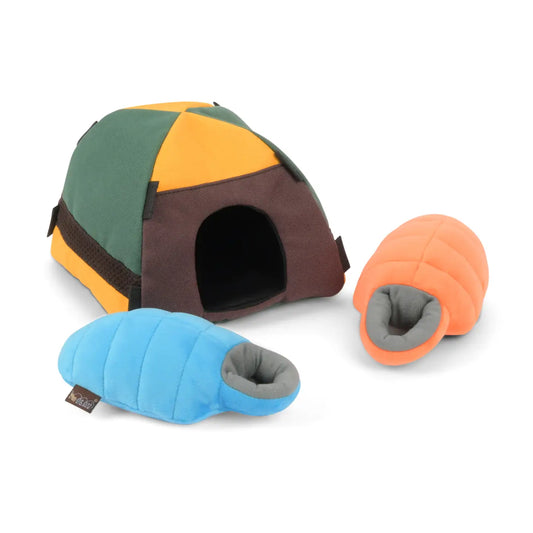 Hide-and-Squeak Snuffle Tent Toy for Dogs