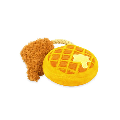 Chicken and Woofles Plush Dog Toy