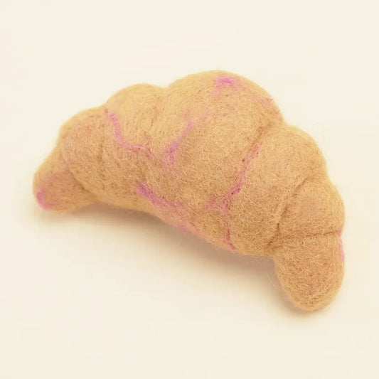 Wool Croissant Dog Toy