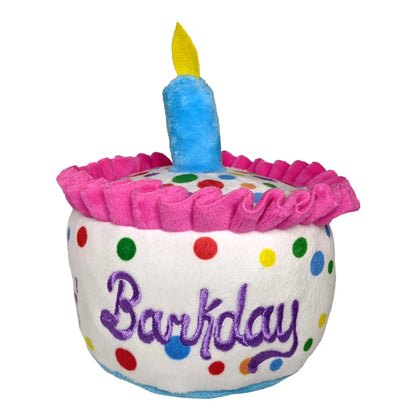 Happy Barkday Cake Dog Toy