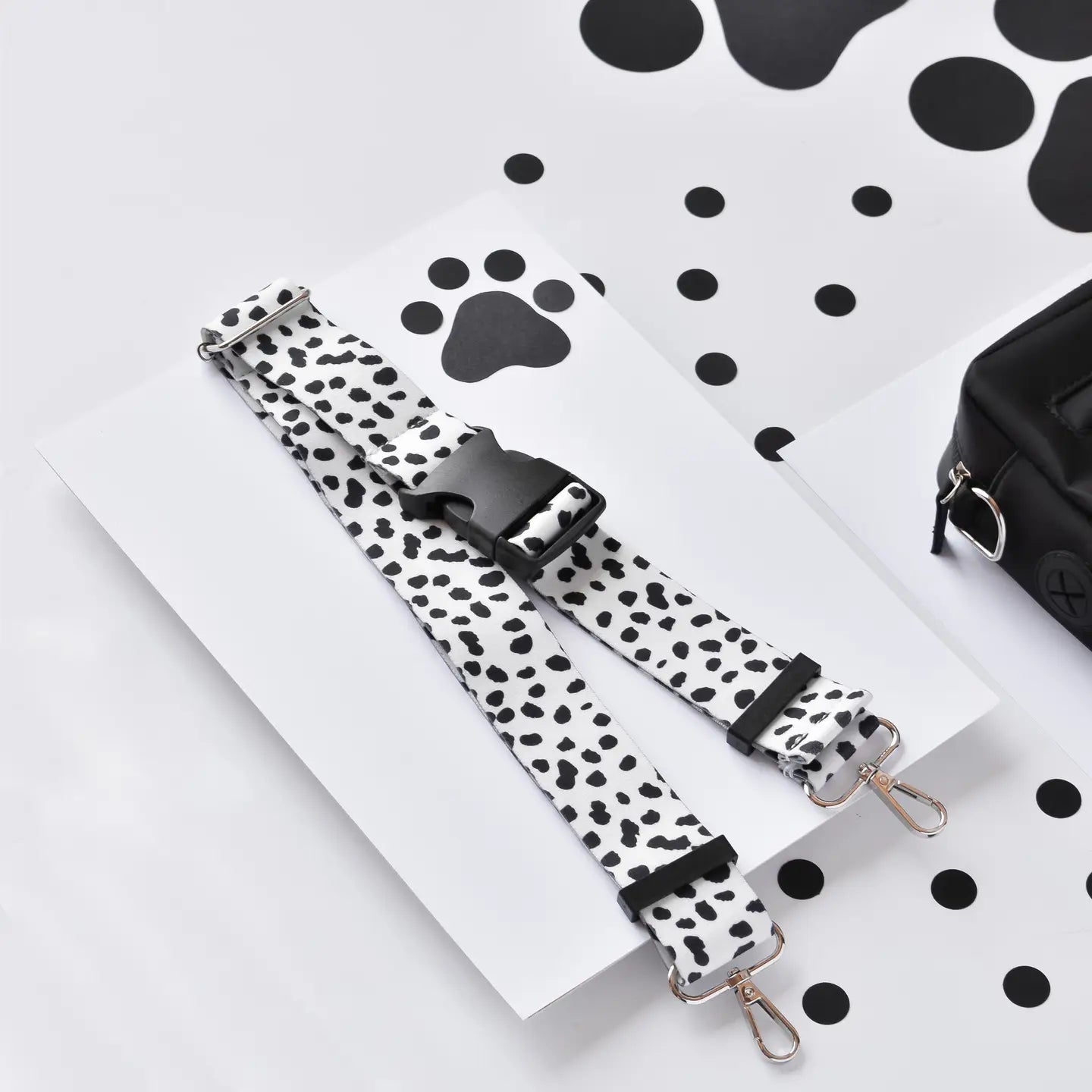 Cocopup Bum Bag Strap: Monochrome Spots