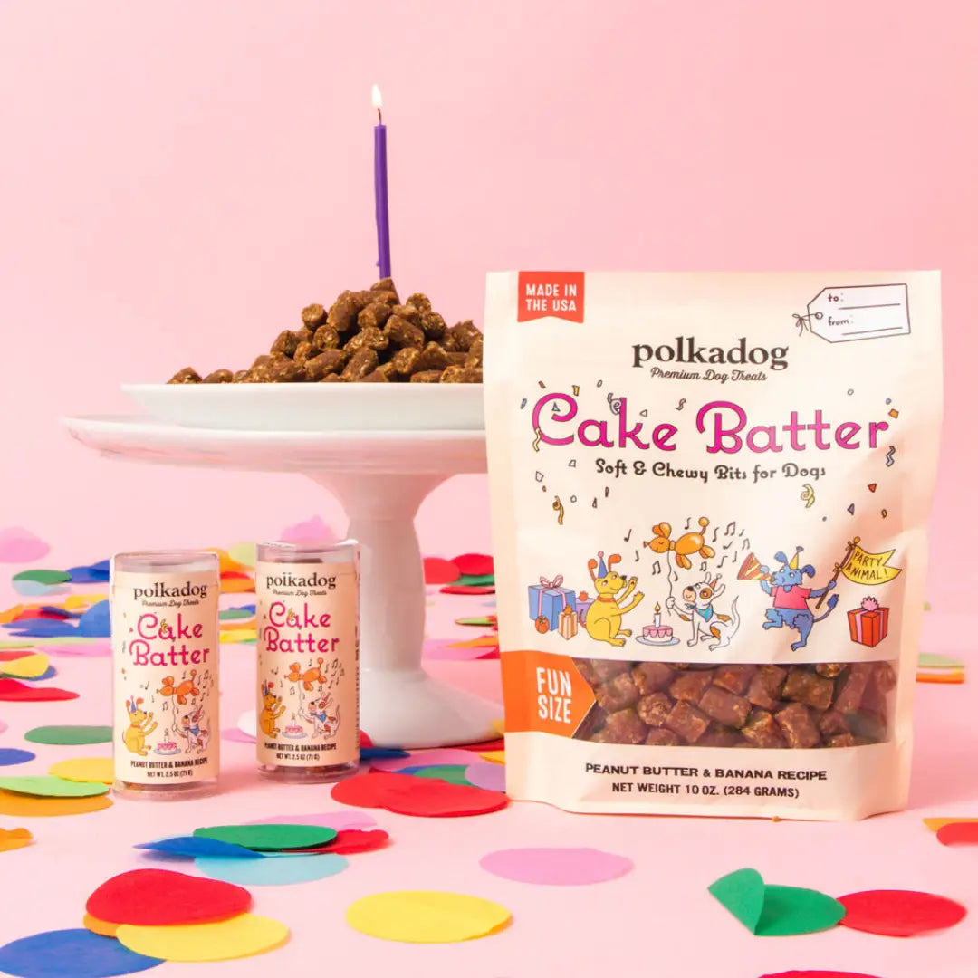 Polkadog Birthday Cake Batter Treats