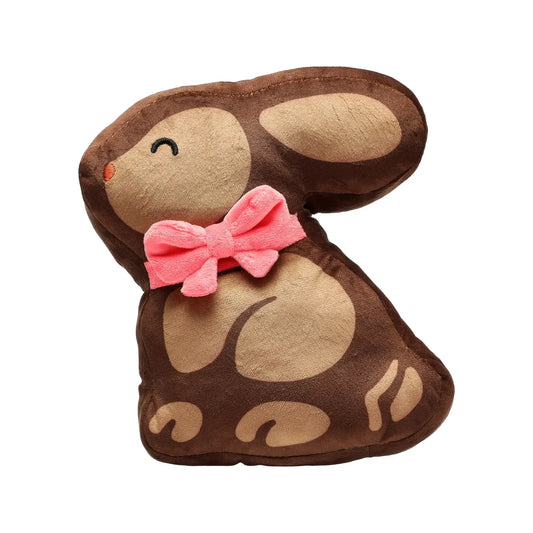 Plush "Chocolate" Bunny Dog Toy