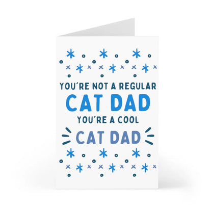 Cool Cat Dad Greeting Card