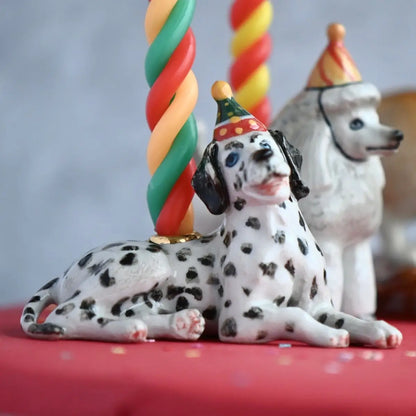 Dalmatian Porcelain Cake Topper