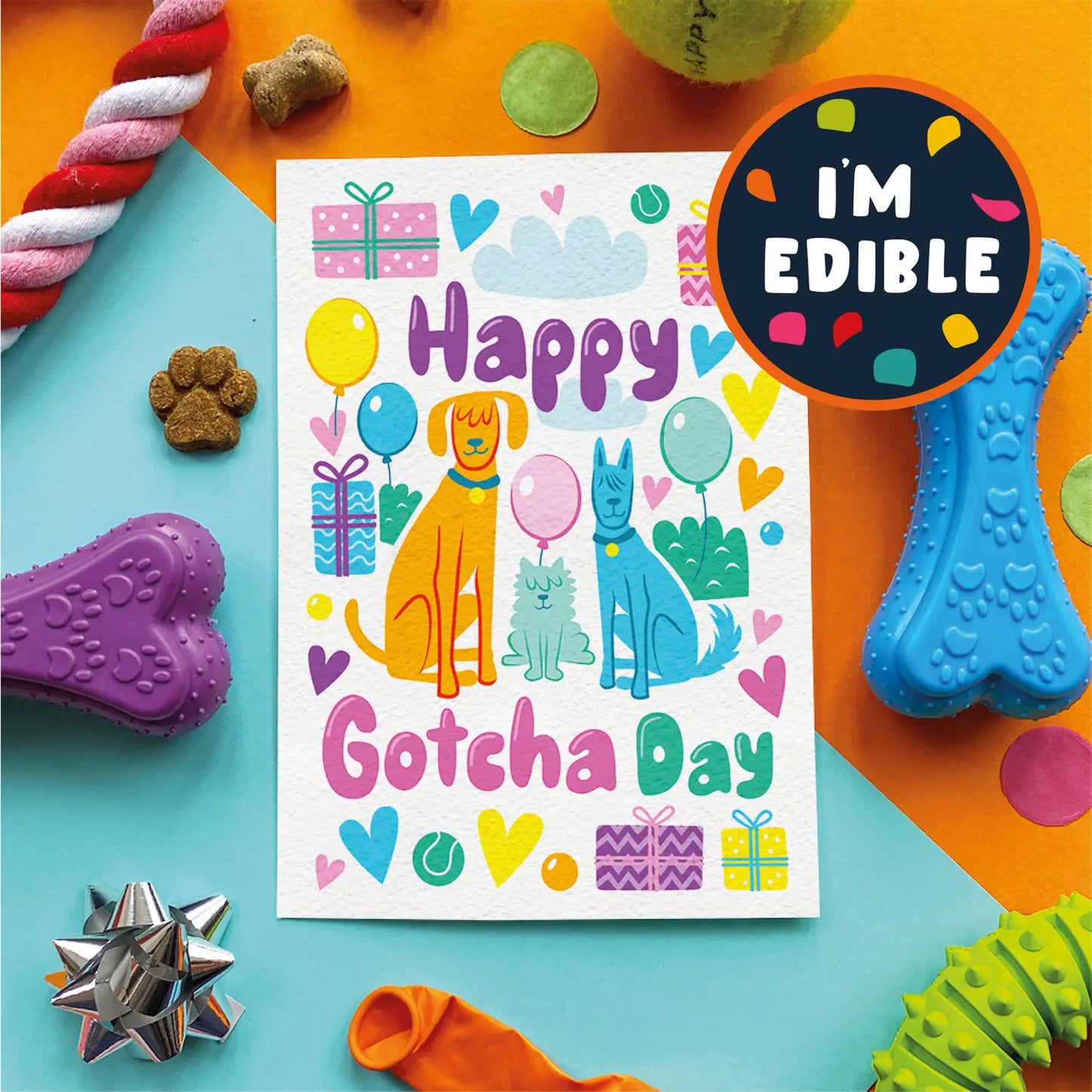 Edible Greeting Cards for Dogs