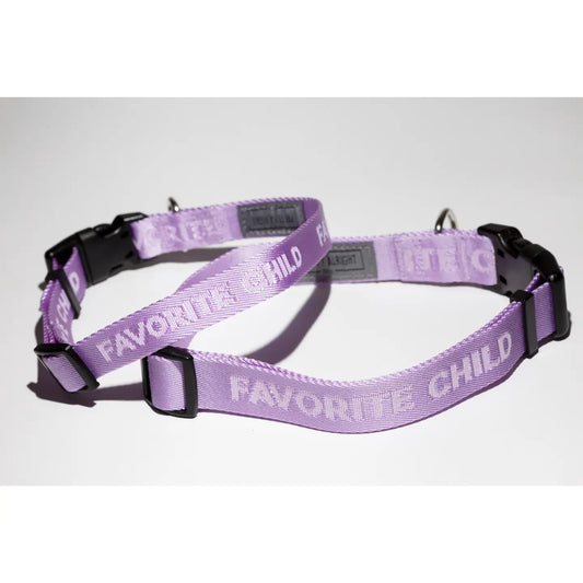 Favorite Child Dog Collar in Lilac