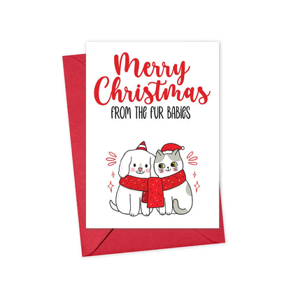 From Fur Babies Christmas Greeting Card