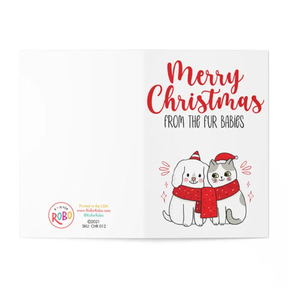 From Fur Babies Christmas Greeting Card