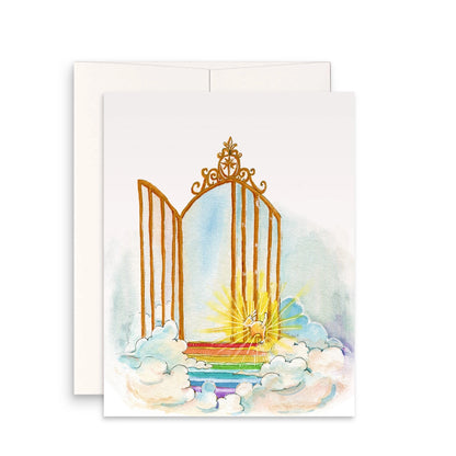 Through The Gate Pet Loss Sympathy Card