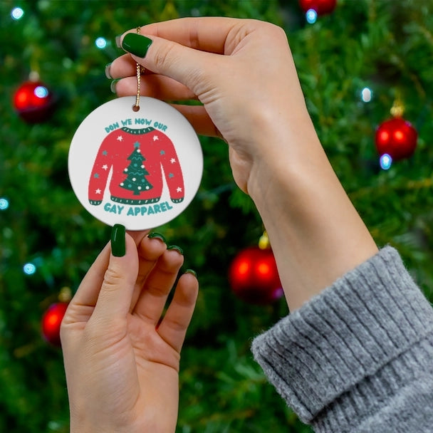 Gay Apparel Christmas Ornament