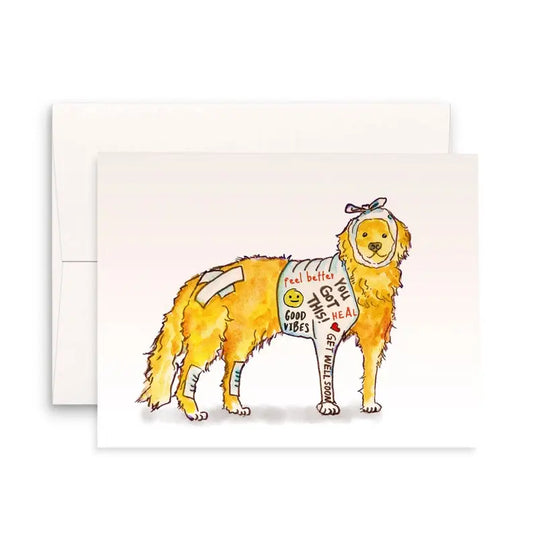 Get Well/Sympathy Dog Greeting Card