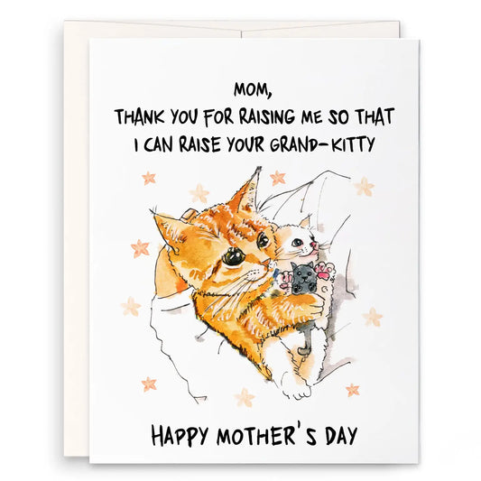 Grand-Kitty Mother's Day Card