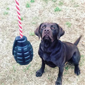 K9 Magnum Grenade Rope Dog Toy