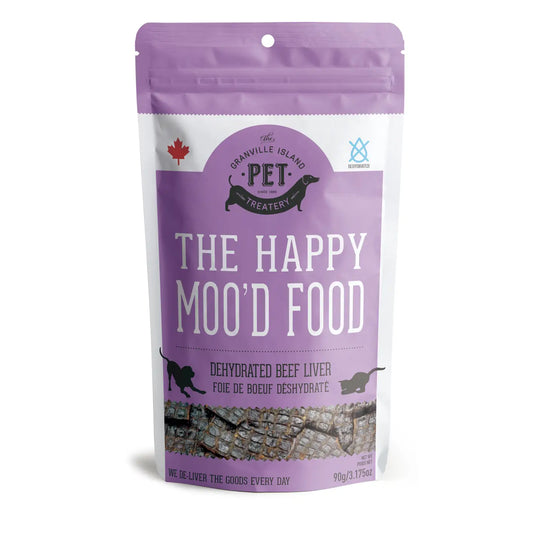 Happy Moo'd Dehydrated Beef Liver Treats for Cats and Dogs
