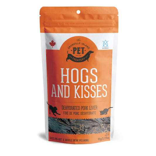 Hogs & Kisses Dehydrated Pork Liver Treats for Cats and Dogs