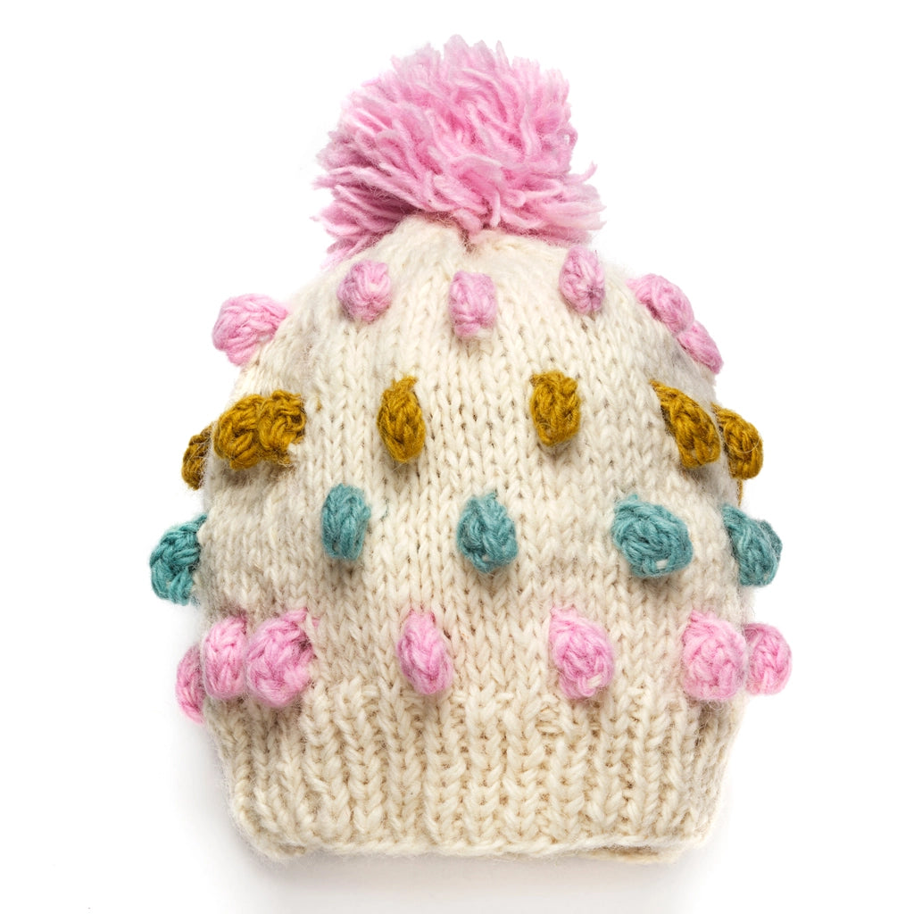 PomPom Knitted Beanie Hat by Love Thy Beast