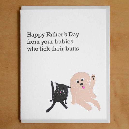 From the Fur Babies Father's Day Card